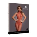 Le Desir Bodystocking kabaretkowy koronkowy halter XS-XL czarny