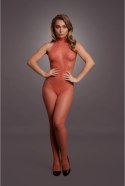 Le Desir Bodystocking kabaretkowy koronkowy halter XS-XL czarny