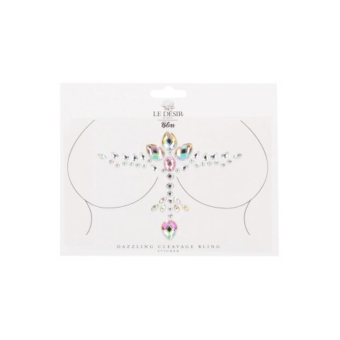 Le Desir Dazzling Cleavage - Błyszczące naklejki dekoracyjne na ciało