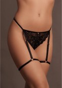 Le Desir Marie - Koronkowe majtki z regulowaną podwiązką S-XL