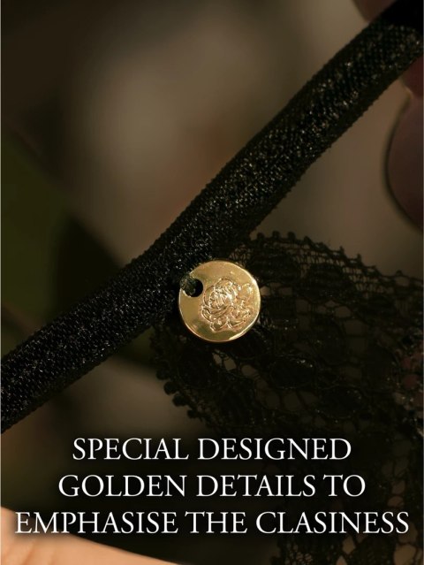 Le Desir Milou Przezroczyste majtki z otwartą strefą S-XL