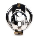 XR Brands Deluxe Locking Chastity Cage stal nierdzewna regulowana