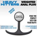 XR Brands Heavy Hitter Comfort Plug silikonowy korek okrągły 4,7 cm