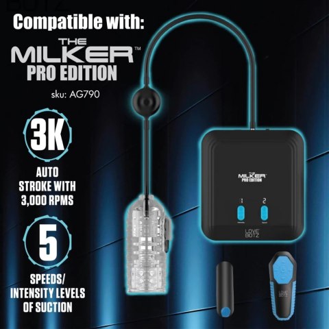 XR Brands Milker TPE System intymny z miejscem na jądra, elastyczny