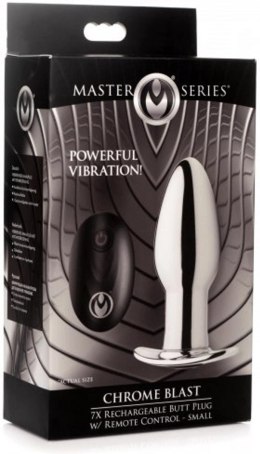 XR Brands Plug-Inz Mini Metalowy Korek z Pilotem Akumulatorowy