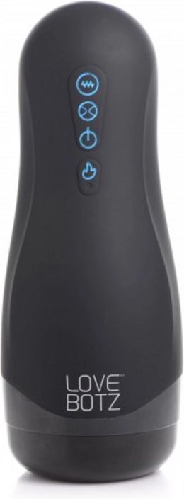 XR Brands Squeeze Master Pro - Automatyczna maszyna intymna z funkcją ssania i ogrzewania, czarna