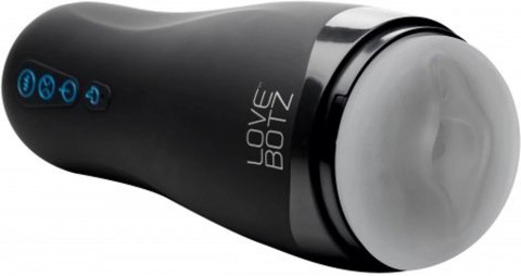 XR Brands Squeeze Master Pro - Automatyczna maszyna intymna z funkcją ssania i ogrzewania, czarna