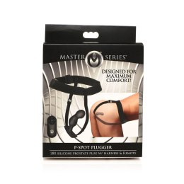 XR Brands silikonowy korek z uprzężą i pilotem - model anatomiczny