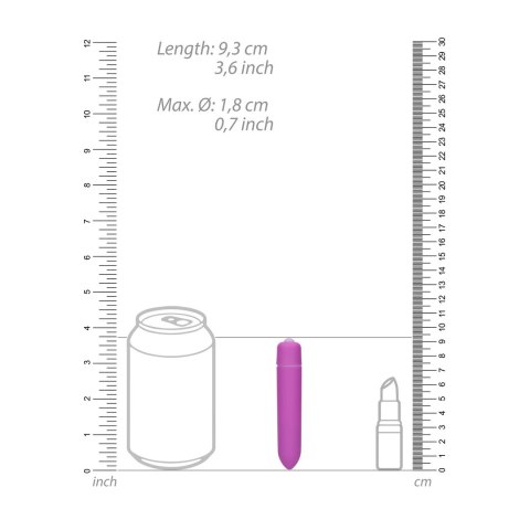 Shots Be Good Tonight Mini wibrujący pocisk 9,3 cm, rożne kolory