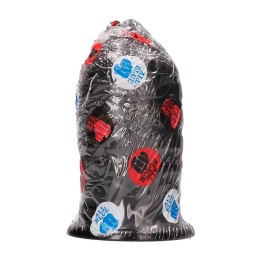 All Black AB45 z rowkami - uniwersalny korek 16 cm, czarny