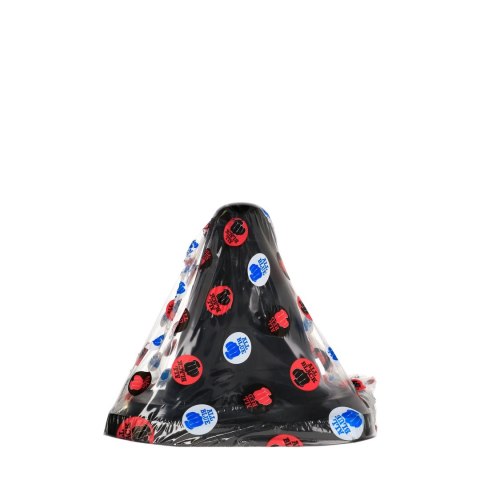 All Black AB66 korek analny 19 cm - anatomiczny model z rowkami