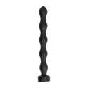 All Black Korek analny z segmentami kulowymi 32 cm czarny