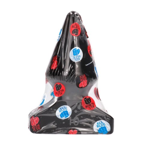 All Black Korek intymny z rowkami 20,5 cm czarny