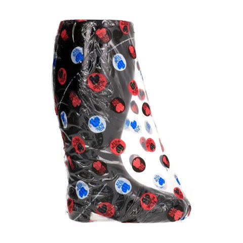 All Black Model 8258 - Forma Kalosza, 40 cm, powierzchnia rowkowana