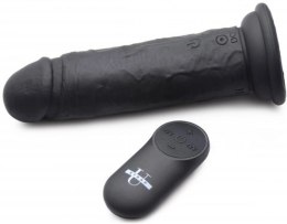 XR Brands Proste Wibrujące Zdalnie Sterowane Dildo IPX7 USB 21,6cm