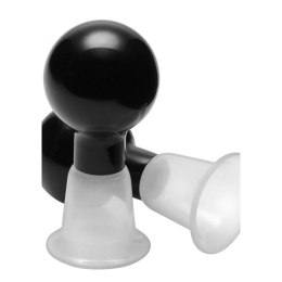 XR Brands Size Matters See-Thru - Pompka do powiększania brodawek, przezroczysta