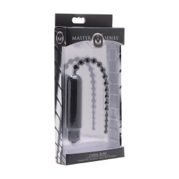 XR Brands Vibrating Sound Beaded Insert czarny silikonowy 24cm