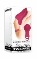 Evolved Frisky Finger Wibrująca Nakładka na Palec Rożowa USB 9 Trybow