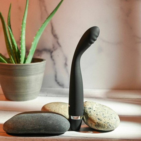 Evolved Skinny G-spot Vibrator Black - smukły model silikonowy 10 trybow