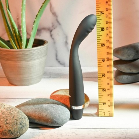 Evolved Skinny G-spot Vibrator Black - smukły model silikonowy 10 trybow