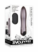 Evolved Travel Gasm Bullet Black - kompaktowy model aluminiowy z etui