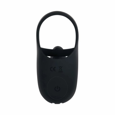 Evolved Vibrating Ball Cradle Black - System Wibracyjny z Pilotem