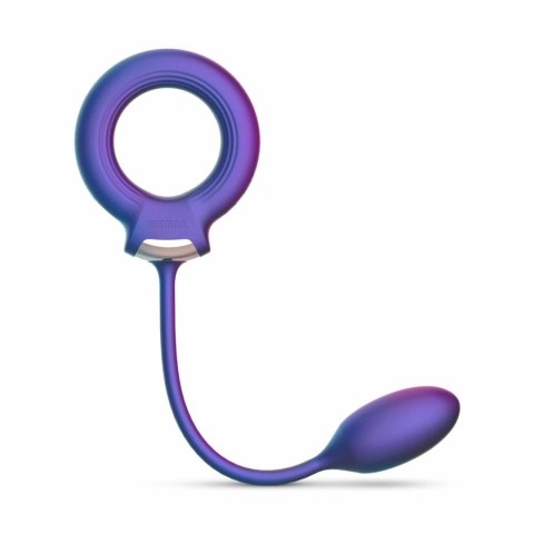 Hueman - Pierścień elastyczny z kulką anatomiczną, model fioletowy