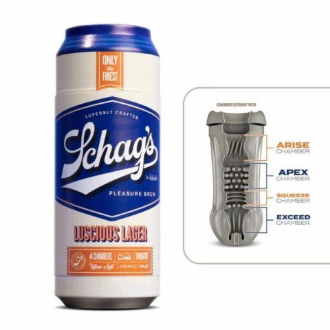 Schag's Luscious Lager Frosted - Kompaktowa maszyna intymna z systemem PerfectFlo™