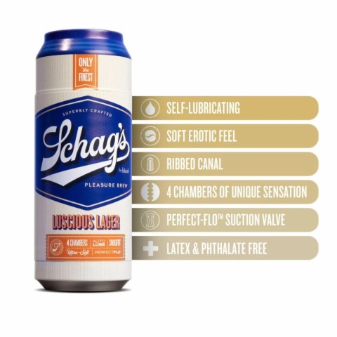 Schag's Luscious Lager Frosted - Kompaktowa maszyna intymna z systemem PerfectFlo™