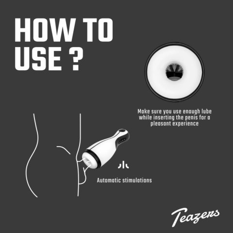 Teazers Automatic - wielofunkcyjna maszyna intymna z 4 trybami pracy