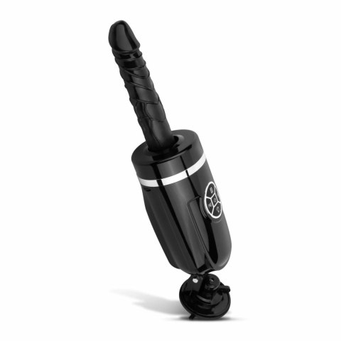 Teazers Thrusting Silicone - Model z Funkcją Wibracji i Ruchu, Czarny