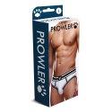 Prowler Brief XS - majtki na paskach, otwarty tył, czarno-białe