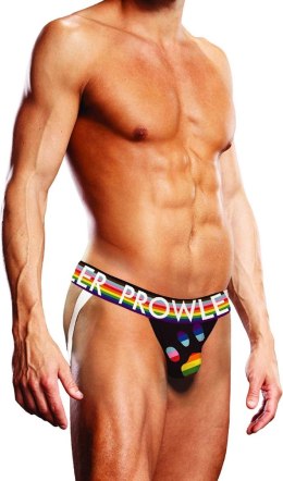 Prowler Jockstrap PAW XL czarny z paskami Progress Pride