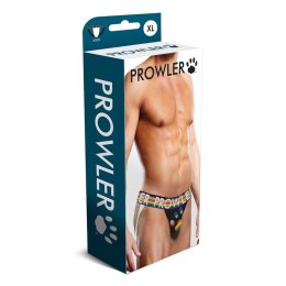 Prowler Jockstrap PAW XL czarny z paskami Progress Pride
