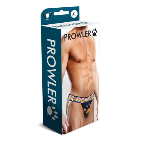 Prowler Jockstrap PAW XL czarny z paskami Progress Pride