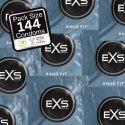EXS Snug Fit 49 mm 144 szt. - precyzyjne dopasowanie, cienki lateks