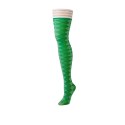 Kix'ies Golf Collection Thigh-High C - pończochy argyle z powłoką antypoślizgową