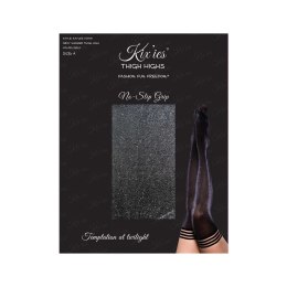 Kixies Kaylee Pończochy Głębokoszare Błyszczące Rozmiar D