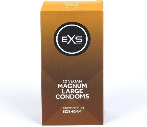 EXS Magnum 12 szt. prezerwatywy powiększony rozmiar 60 mm lateks