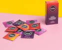 EXS Mix Smakowy Prezerwatywy 12 sztuk - Truskawka, Czekolada, Guma Balonowa, Cola