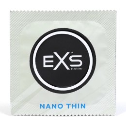 EXS Nano Thin prezerwatywy ultra cienkie 100 sztuk, szerokość 53 mm