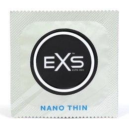 EXS Nano Thin prezerwatywy ultracienkie 12 sztuk bez zapachu, 53 mm