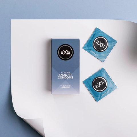 EXS Snug Fit 12 sztuk - precyzyjne dopasowanie, 49 mm, cienkie
