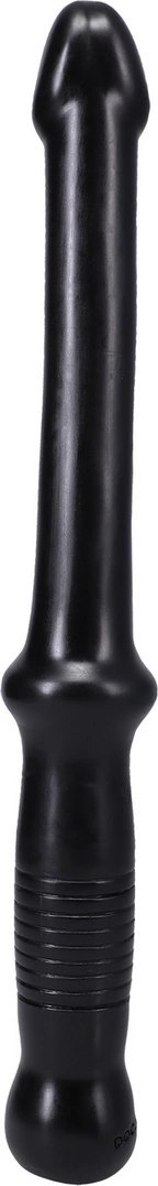 Doc Johnson Anal Probe Push - elastyczna sonda PVC, czarna