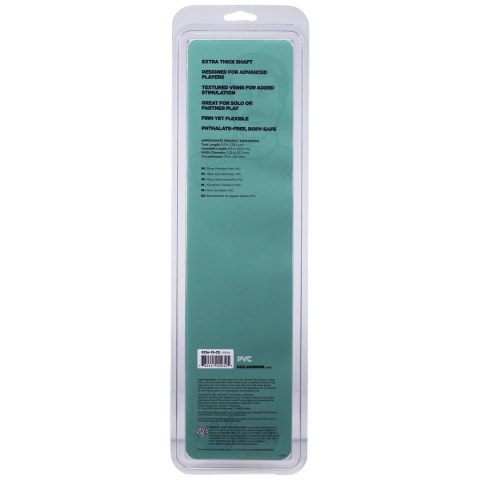 Doc Johnson Big Boy 30 cm - anatomiczny model PVC z podstawą, czarny