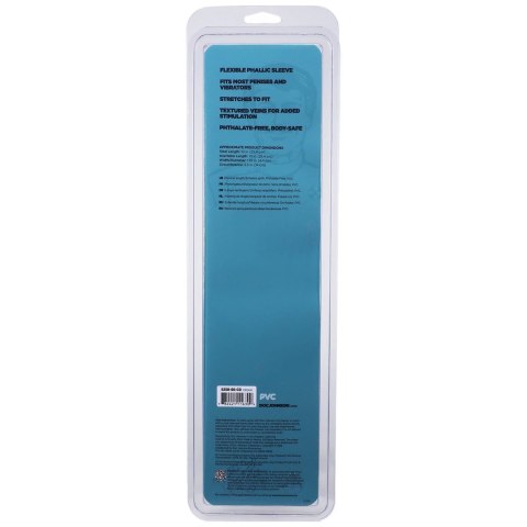 Doc Johnson Cock Master 25 cm - nakładka powiększająca, PVC, biała