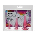 Doc Johnson Crystal Jellies Anal Initiation Kit - Zestaw 3 rozmiarow