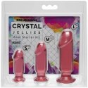 Doc Johnson Crystal Jellies Anal Starter Set 3 sztuki - Zestaw treningowy