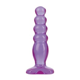 Doc Johnson Crystal Jellies Delight 12 cm - anatomiczny korek, rożowy