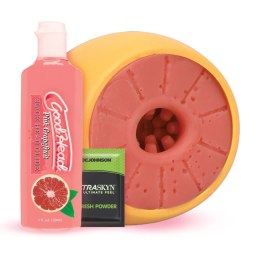 Doc Johnson GoodHead Grapefruit - kompaktowa maszyna intymna ULTRASKYN